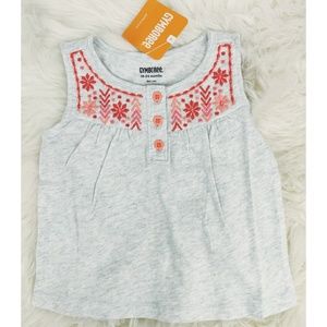 NEW Gymboree baby girls gray tank top a15